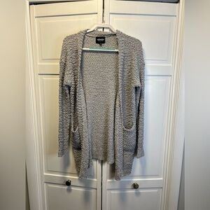 Heimish Popcorn-Knit Open Cardigan Size Women’s S/M Color Gray